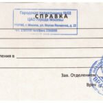 Образец справки от уролога